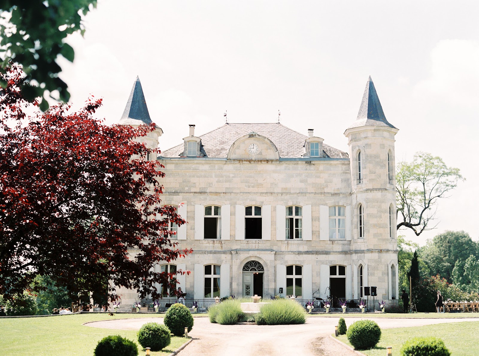 Château Lasfargues, tempat pernikahan, Aquitaine Baru