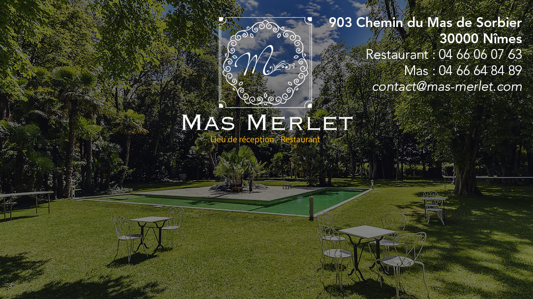 Mas Merlet - Place of reception -
