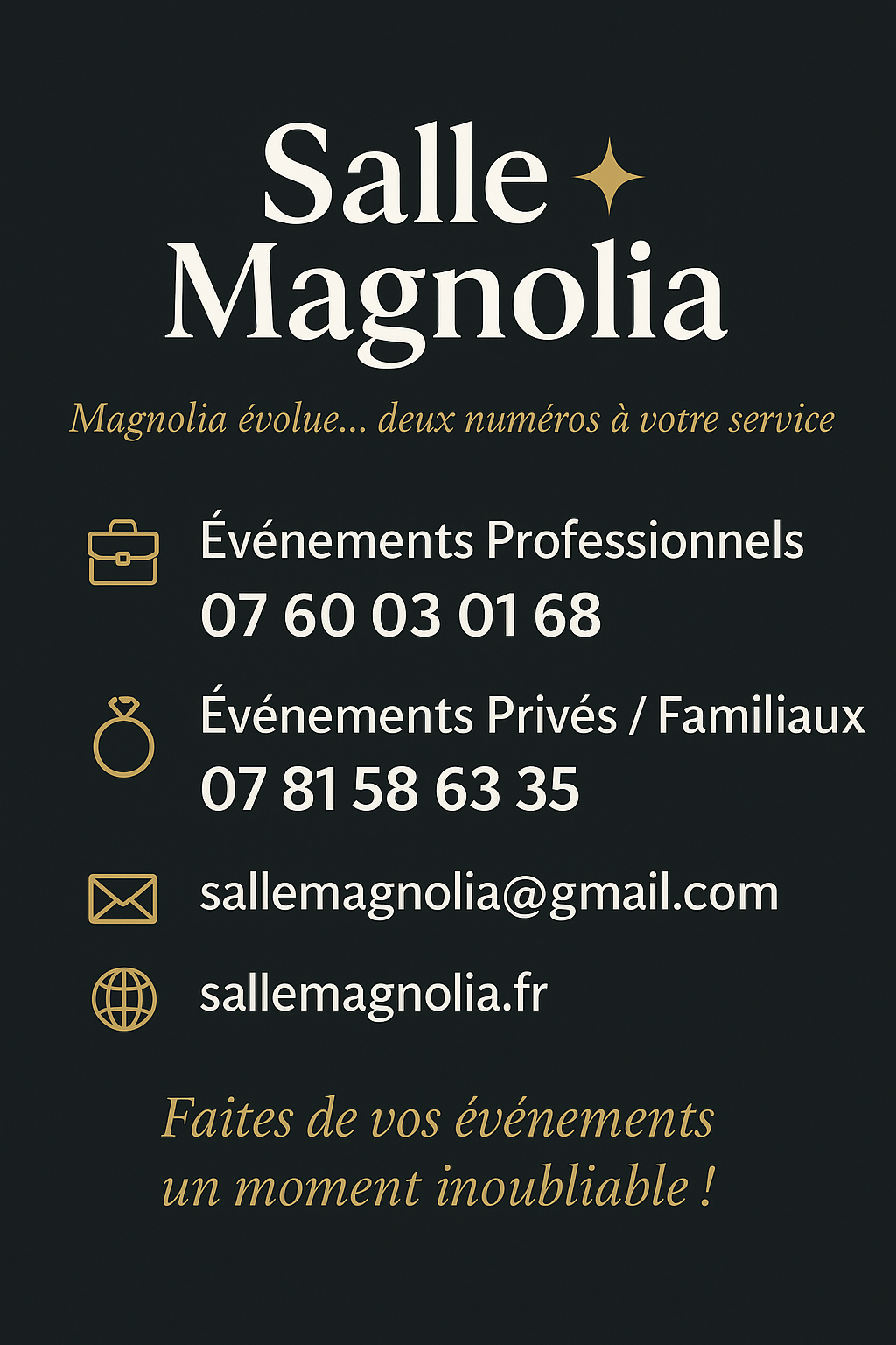 Salle de Réception Magnolia, wedding venues, Burgundy & Franche-Comté