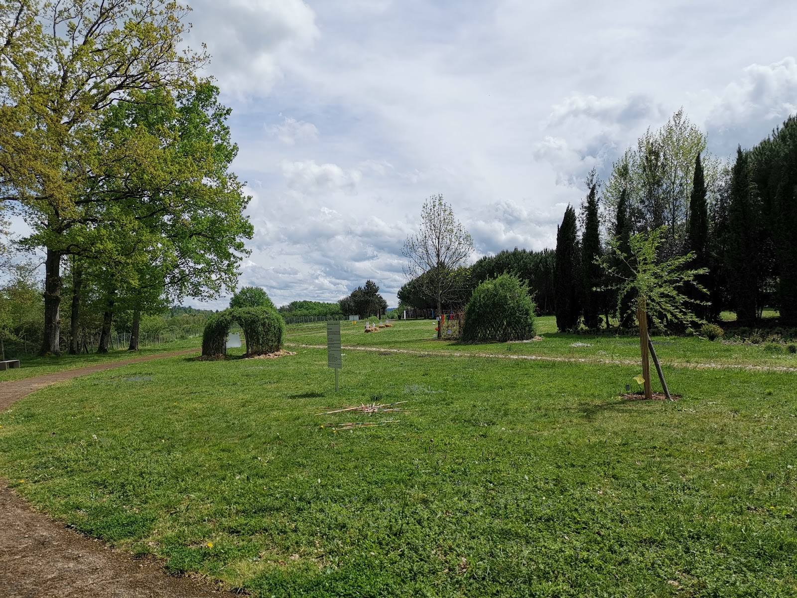 English landscape garden of Collette, tempat pernikahan, Aquitaine Baru