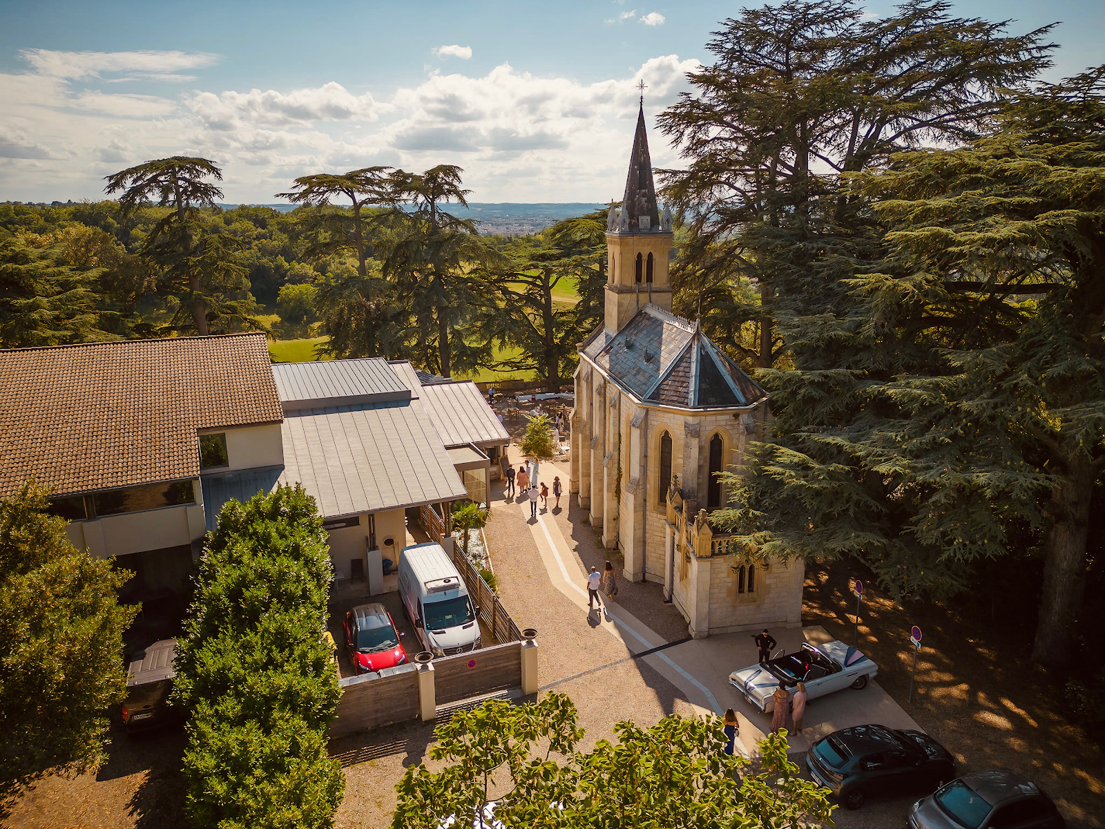 Les Hauts de la Frégate, tempat pernikahan, Aquitaine Baru