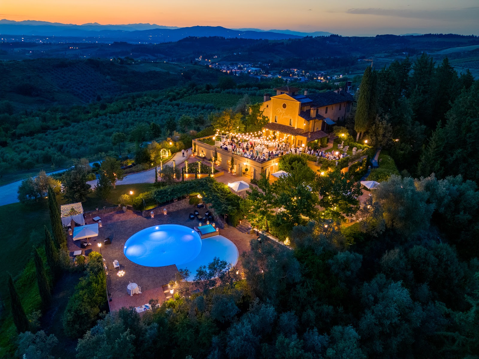 The Villa Petriccio, wedding venues, Tuscany