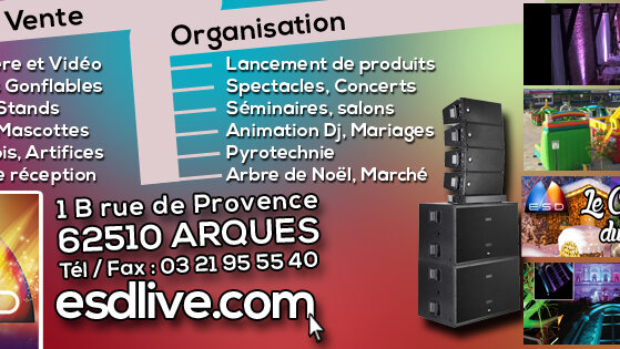 ESD Live - Sonorisation Animation DJ - Arques Pas de Calais, χώροι γάμου, Ω-ντε-Φρανς